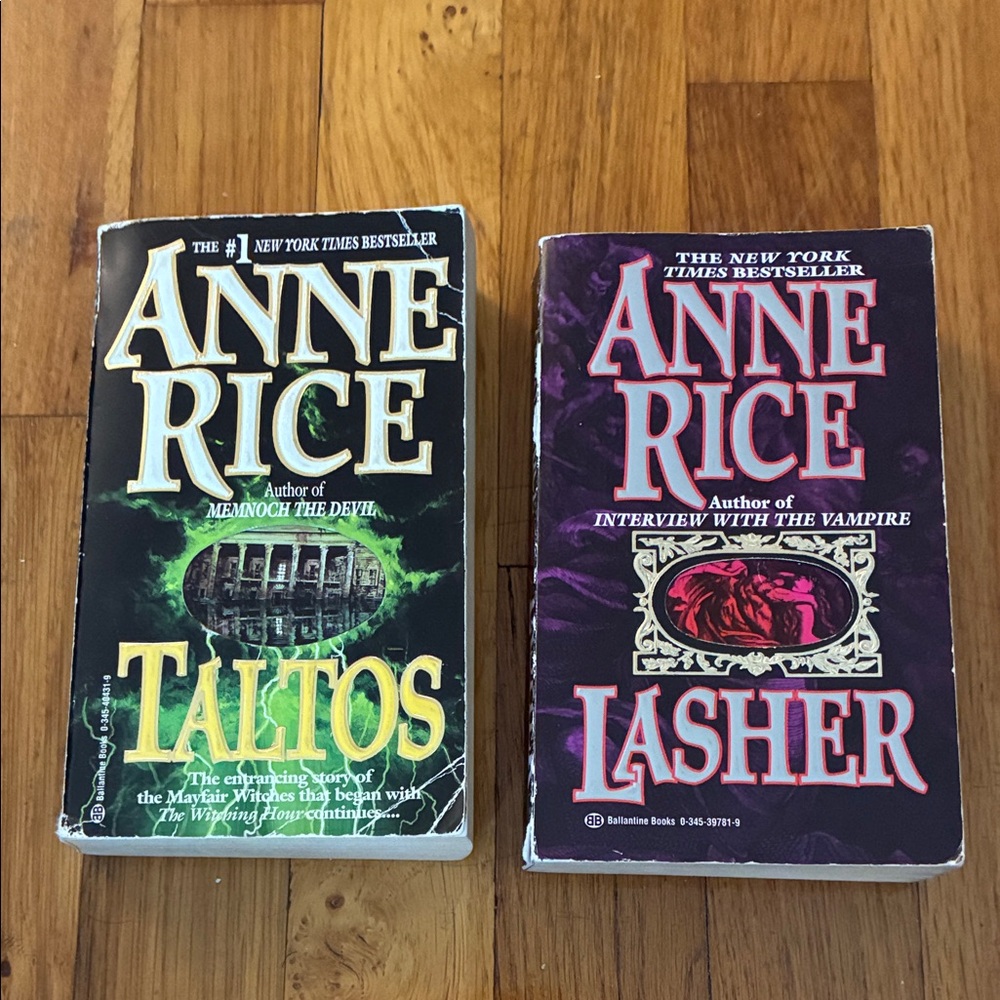 Anne Rice Taltos and Lasher Books